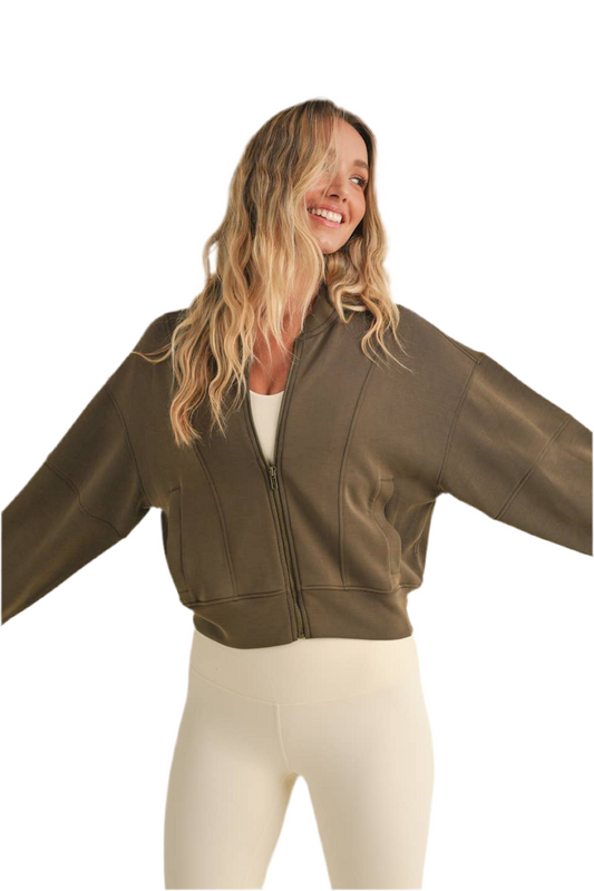 Olive You Luxe Full Zip