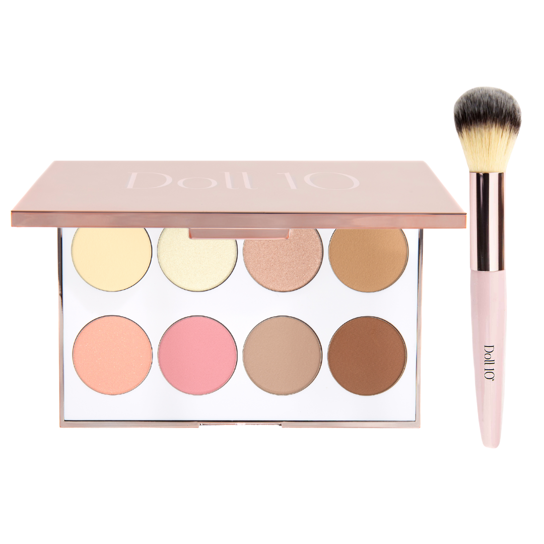 Complexion Enhancing Palette with Brush