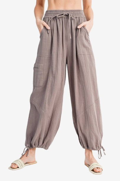 JOGGER HAREM DRAWSTRING PANTS