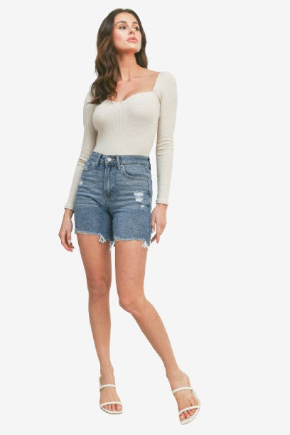 MED - Cut Off Hi-Lo Weekender Short