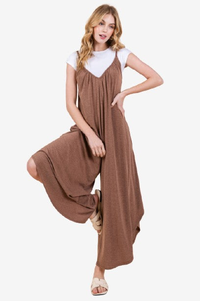 Plus Size Solid Jumper with Pockets