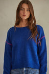 Knit Polyester Acrylic Wool Spandex Sweater