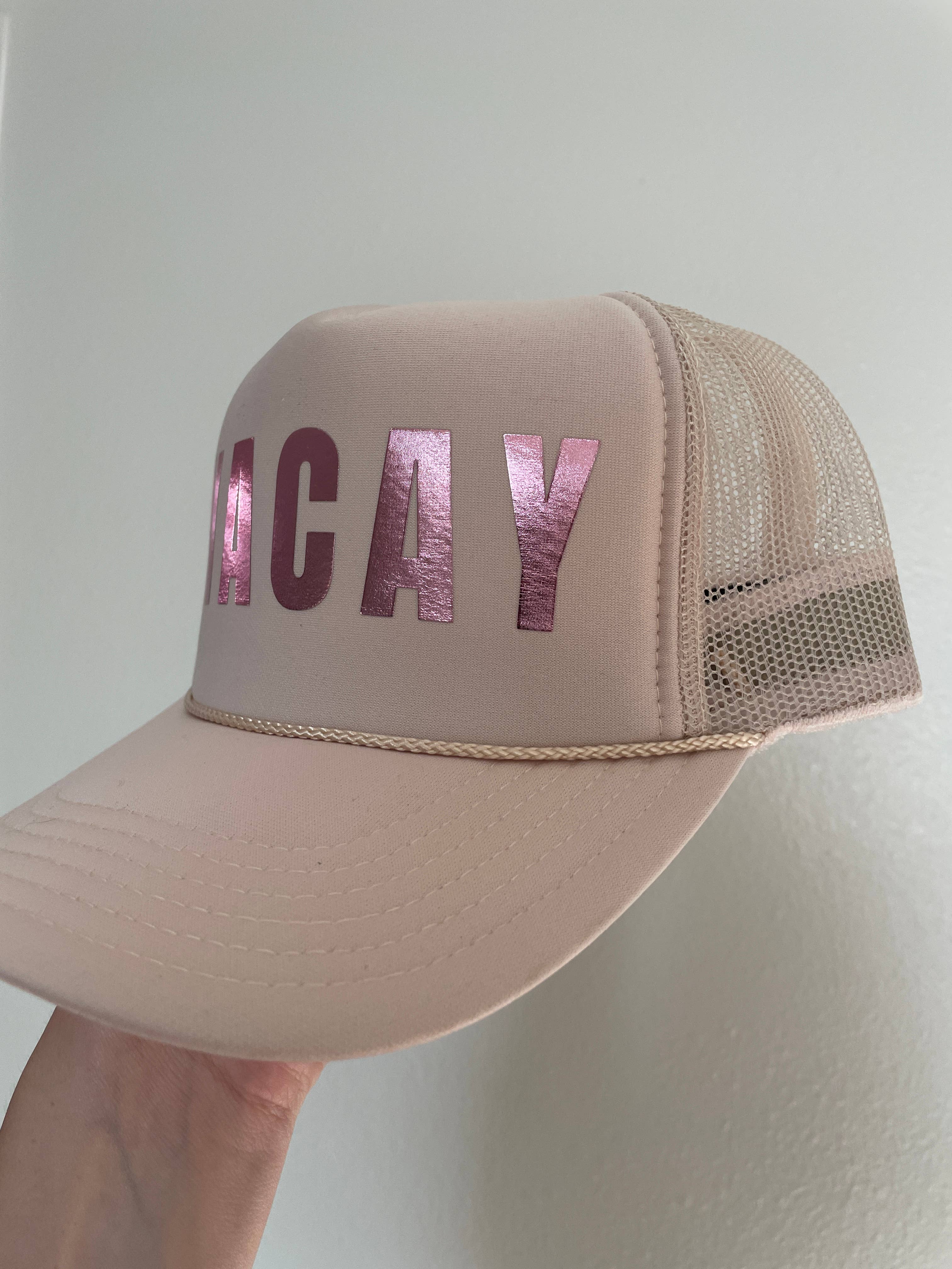 VACAY Trucker Hat | Metallic