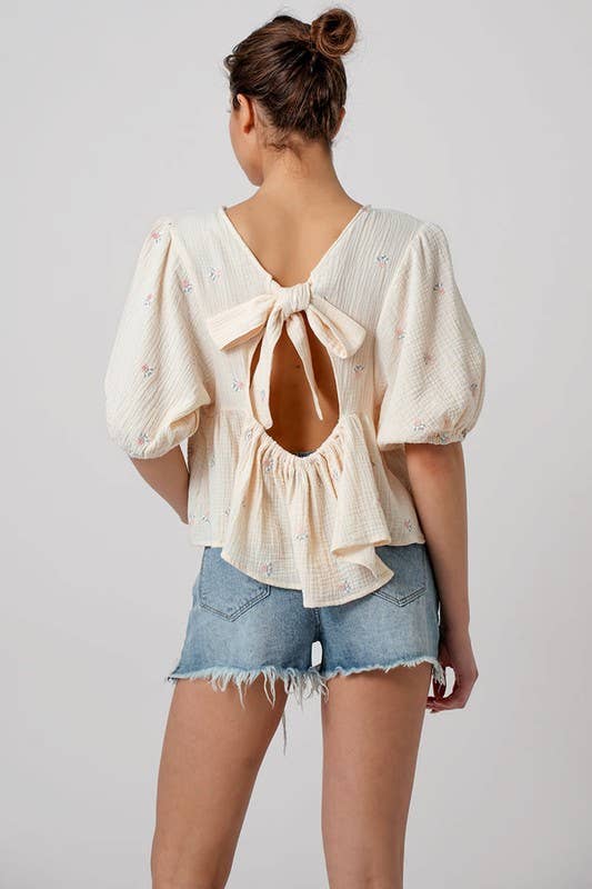 Blown Away Gauze Blouse