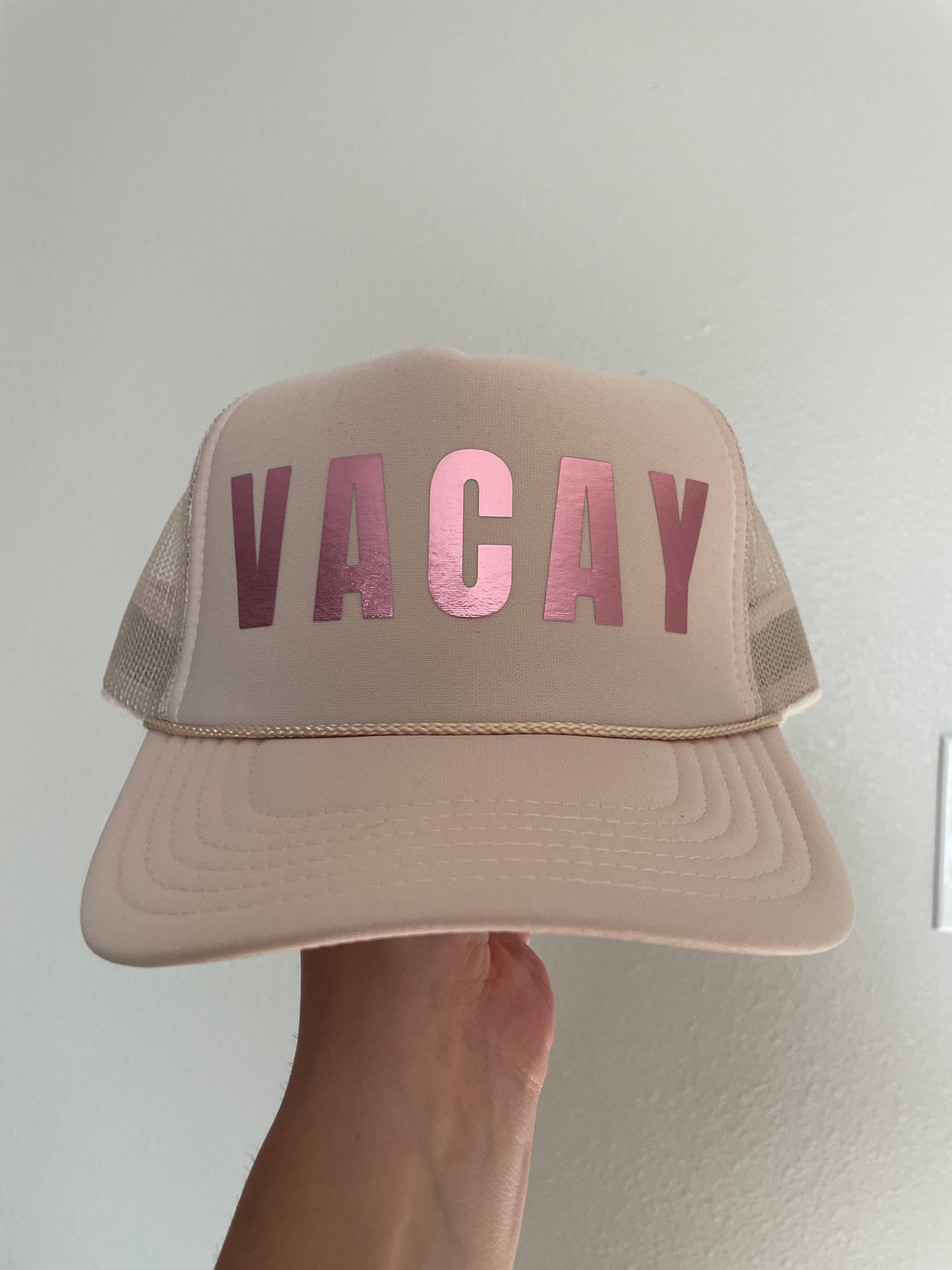 VACAY Trucker Hat | Metallic