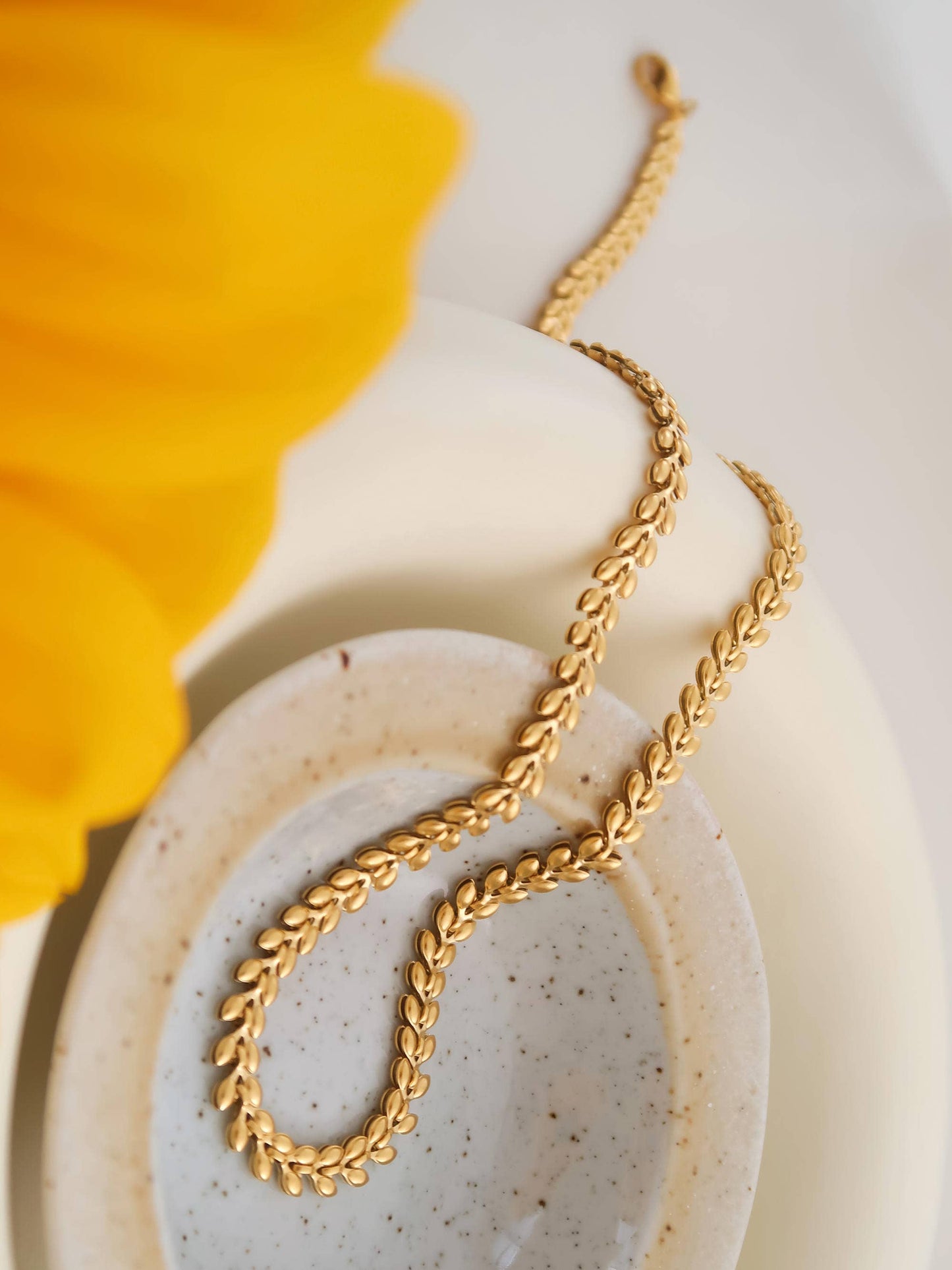 Classic Wheat Chain Necklace