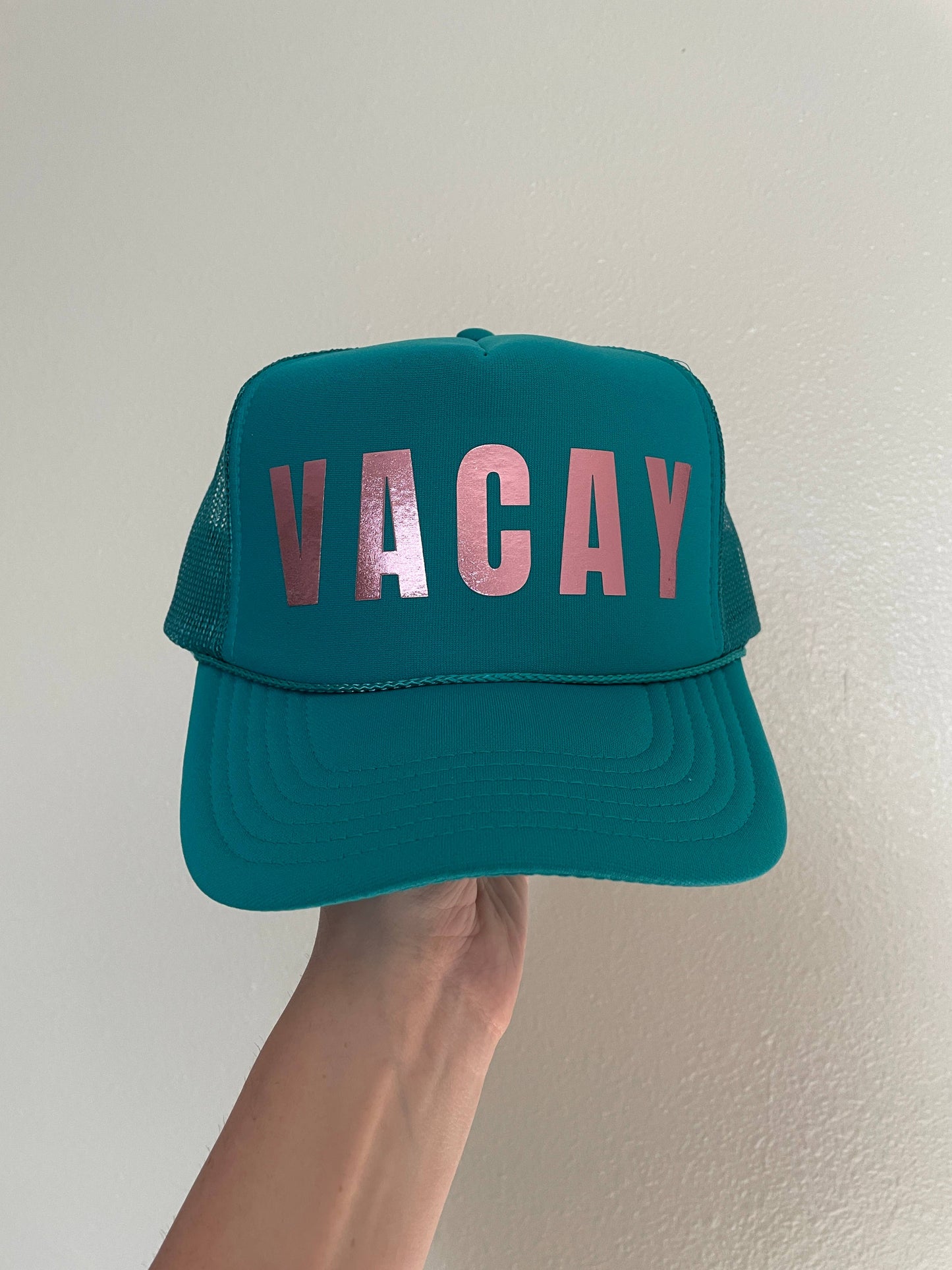 VACAY Trucker Hat | Metallic
