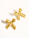 Lillian 18K Gold Non-Tarnish Bow Studs