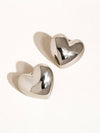 Chantilly 18K Gold Non-Tarnish Classic Heart Stud