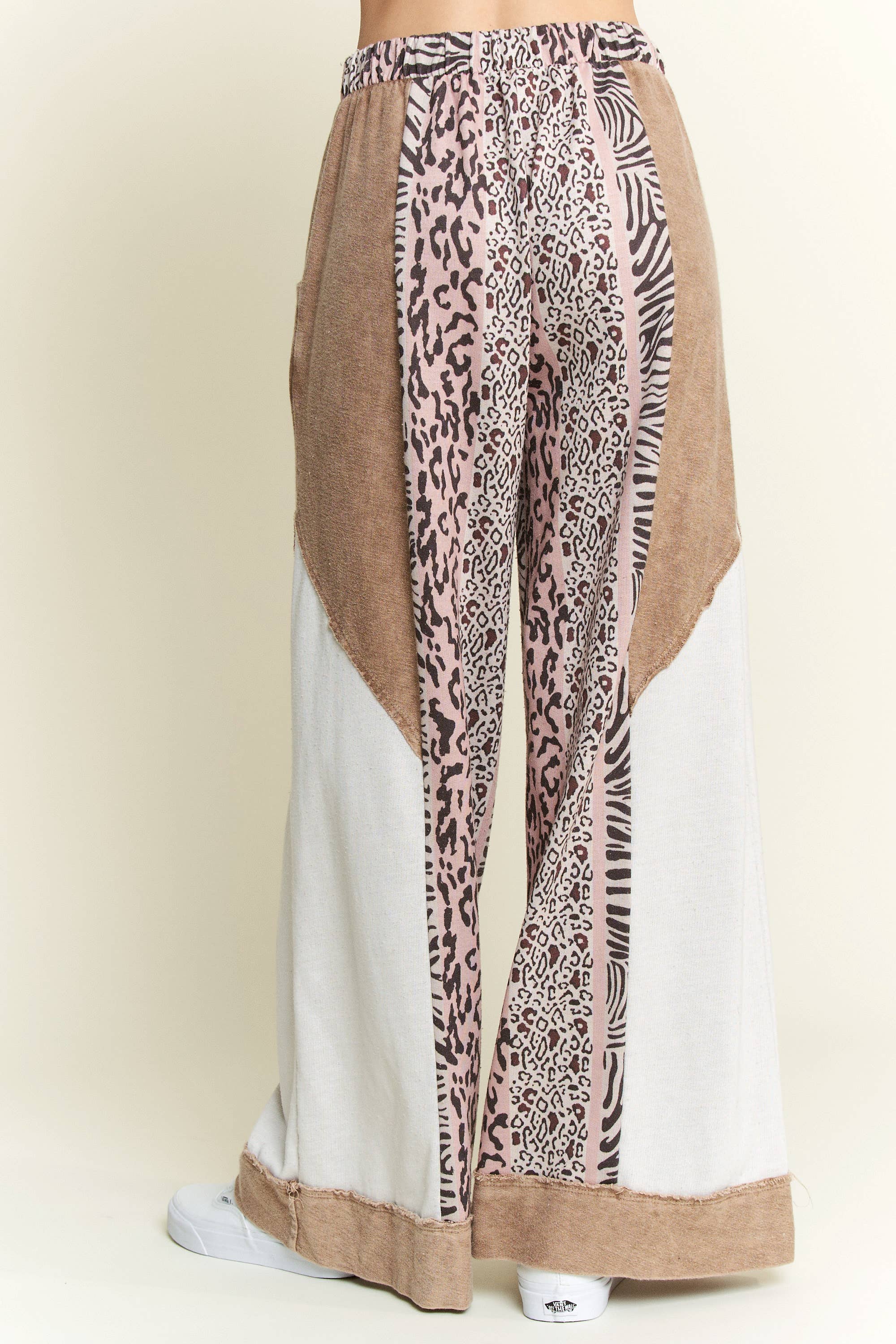 MineralWash Leopard Wide leg Lounge pants