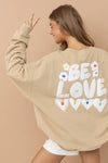 French Terry Graphic Pullover Sweatshirt