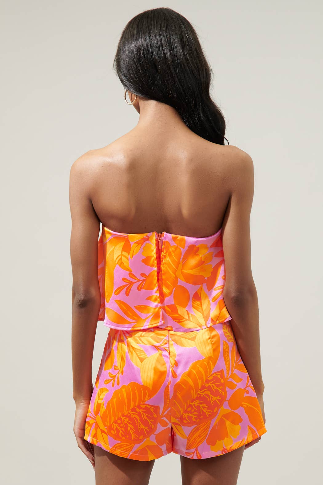 🎉SALE!!!🎉 Tropicana Strapless Romper