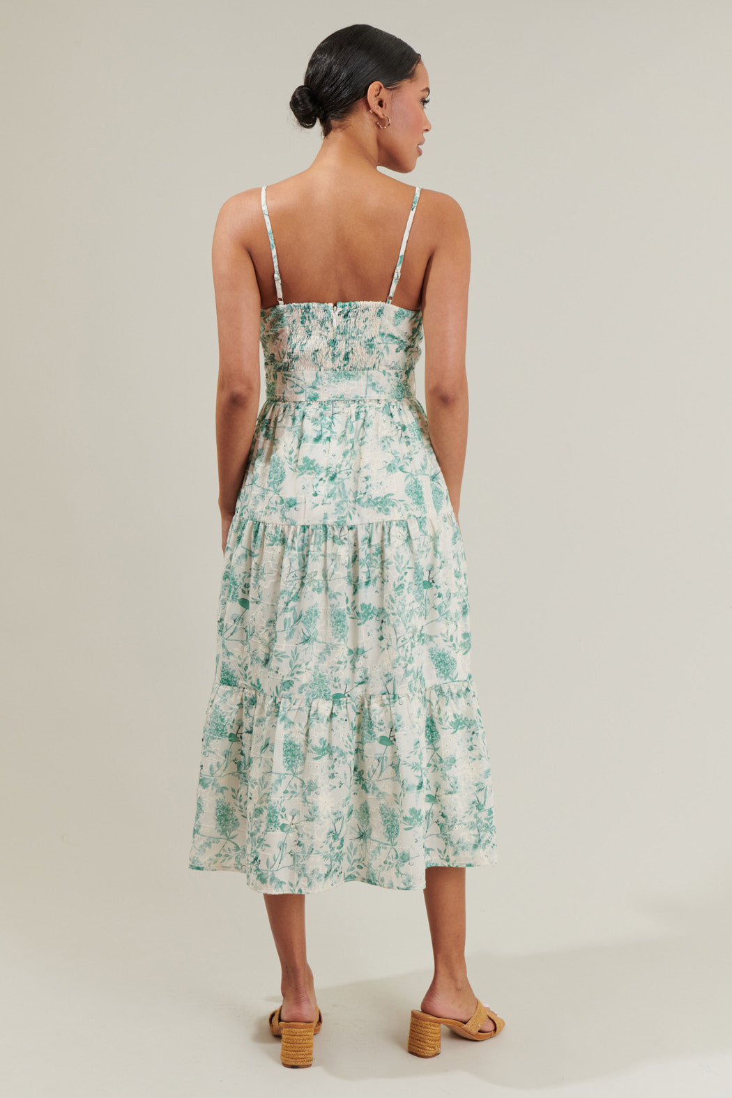 🎉SALE!!Jaya Floral Tiered Midi Dress