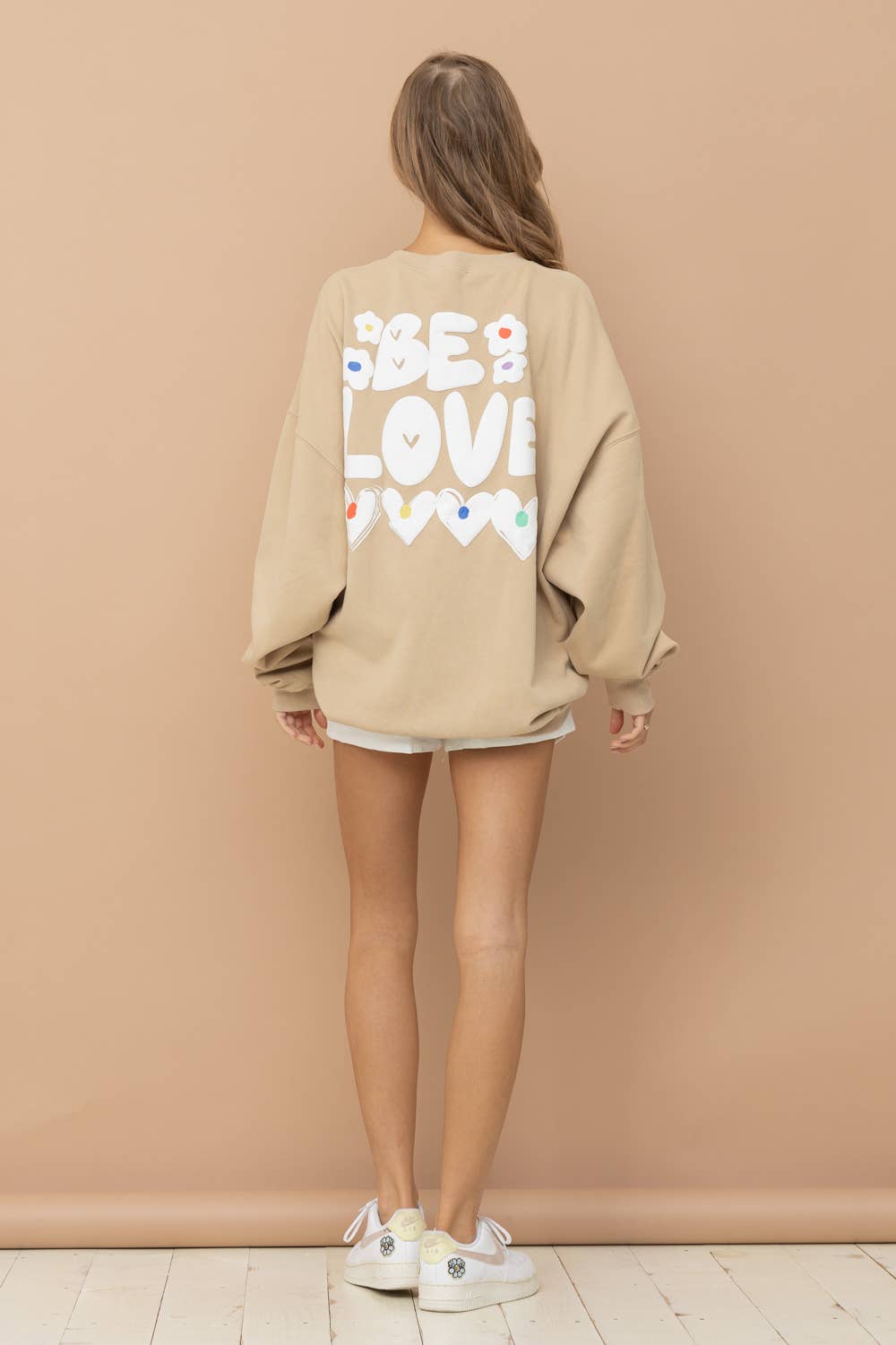 French Terry Graphic Pullover Sweatshirt