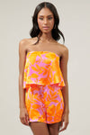 Tropicana Strapless Romper