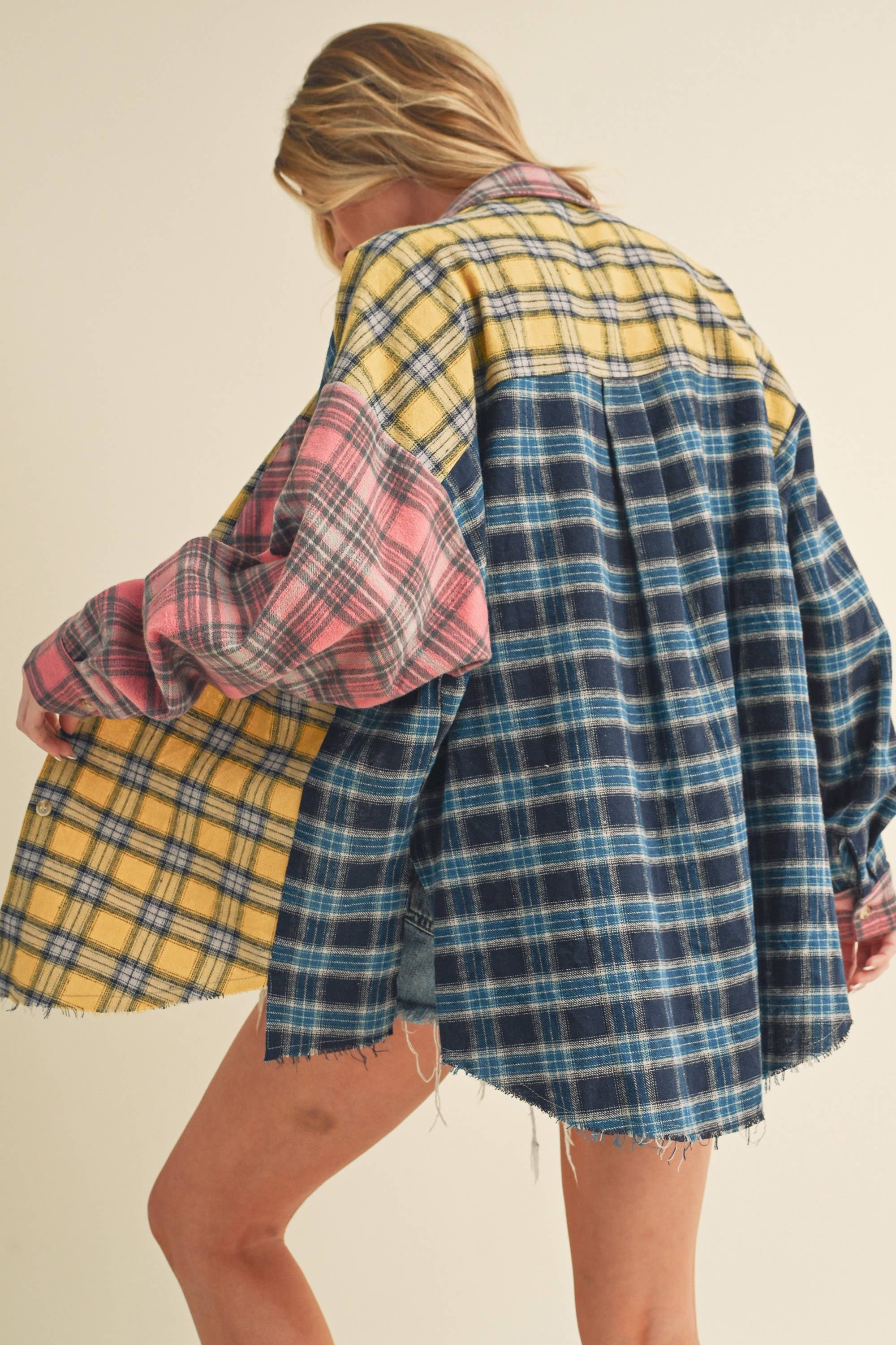 Neela Multi Color Plaid Flannel