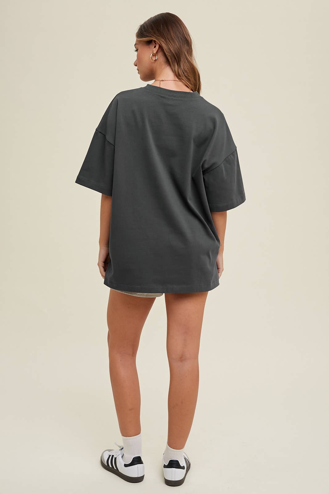 🎉SALE!!🎉 OVERSIZED BOYFRIEND COTTON TEE WITH POCKET