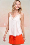 Solid Lace Spring Summer Camisole