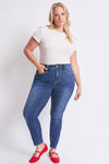 Plus High Rise Basic 5 Pocket Skinny Jeans