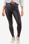 Black Faux Leather Skinny Leggings