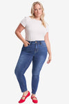 Plus High Rise Basic 5 Pocket Skinny Jeans